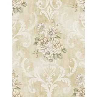 Seabrook Designs CO80907 Connoisseur Acrylic Coated Floral-bouquet Wallpaper